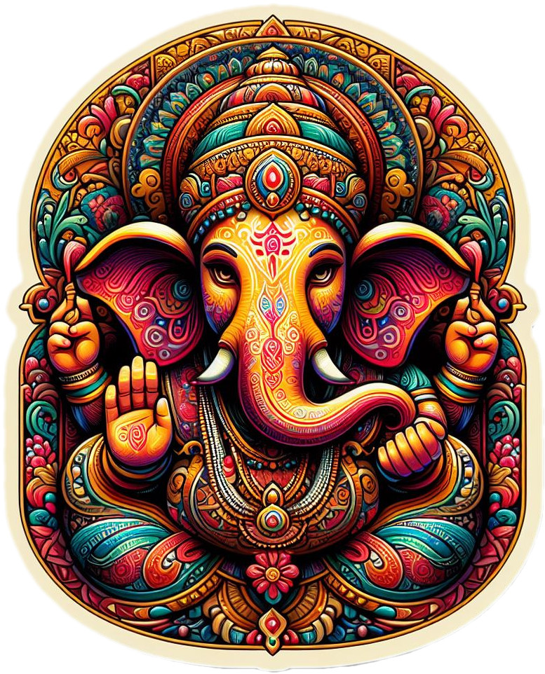 ganesh-bhagwan-ji-sticker-with-awesome-design