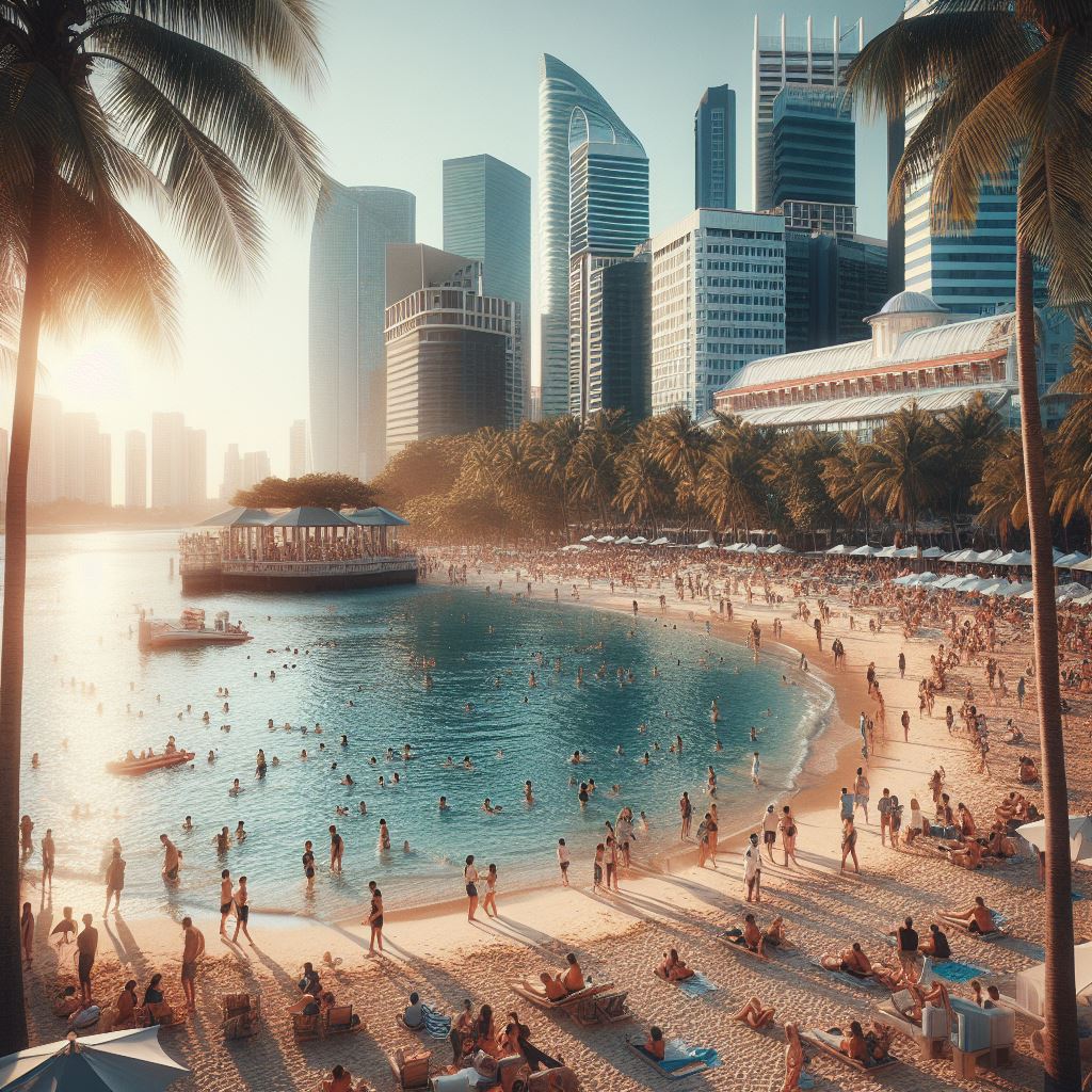 singapore-beach-view-for-the-summer-vacations