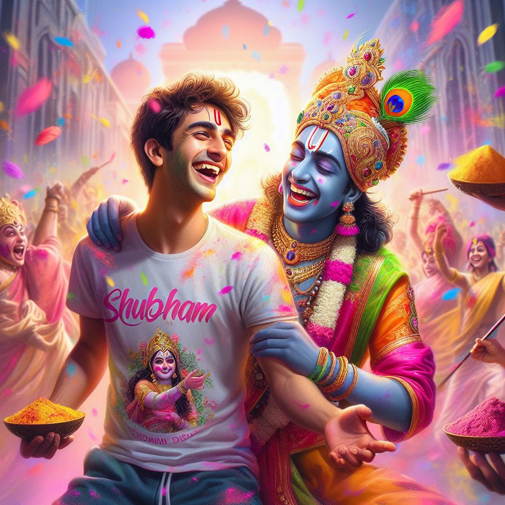 krishna-bhagwan-ji-celebrating-holi-with-subham