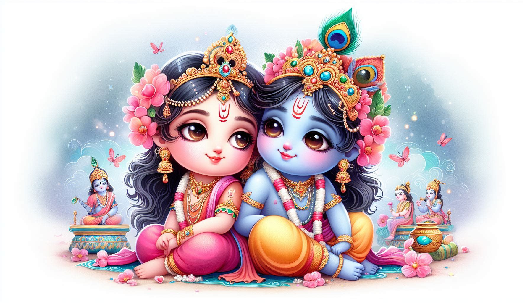 3d-animation-radha-rani-and-krishna-ji-image-free-and-copyright-free-pictures