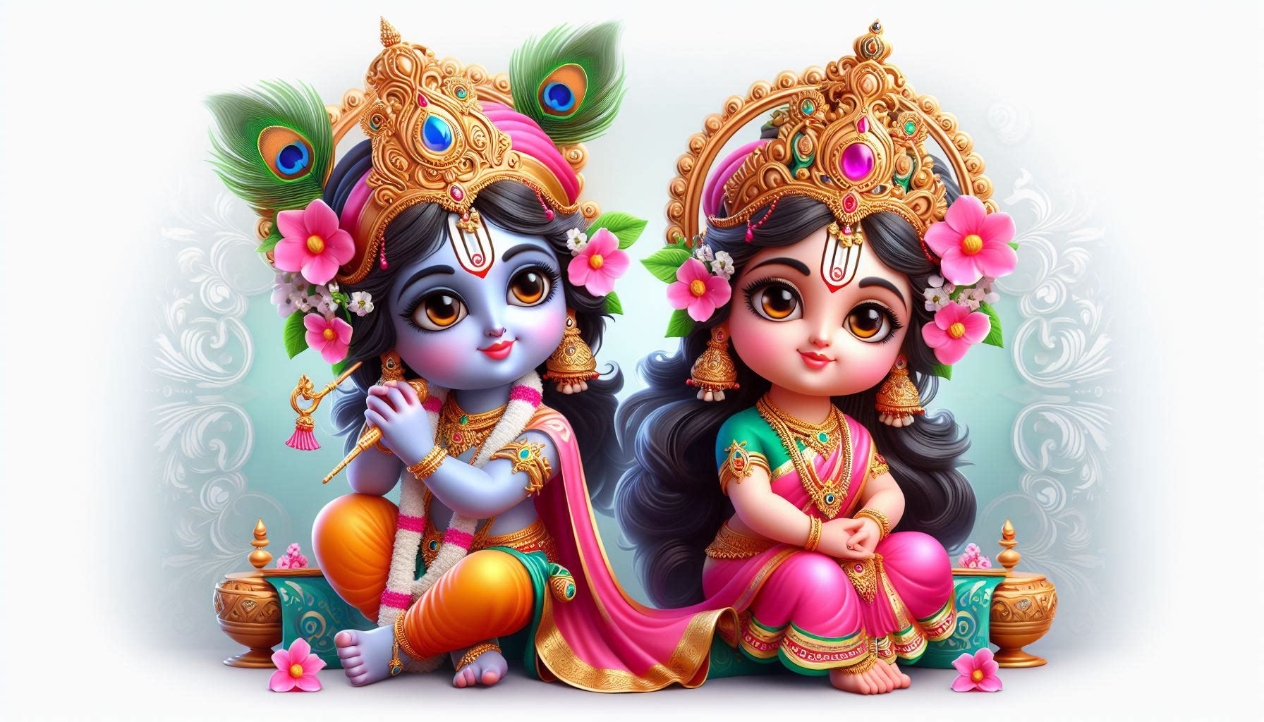 3d-animation-radha-rani-and-krishna-ji-image-free-and-copyright-free-pictures