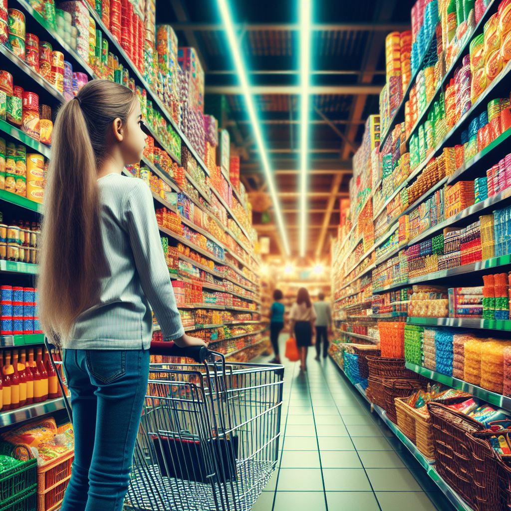 a-girl-in-the-supermarket-she-is-searching-for-buying-products